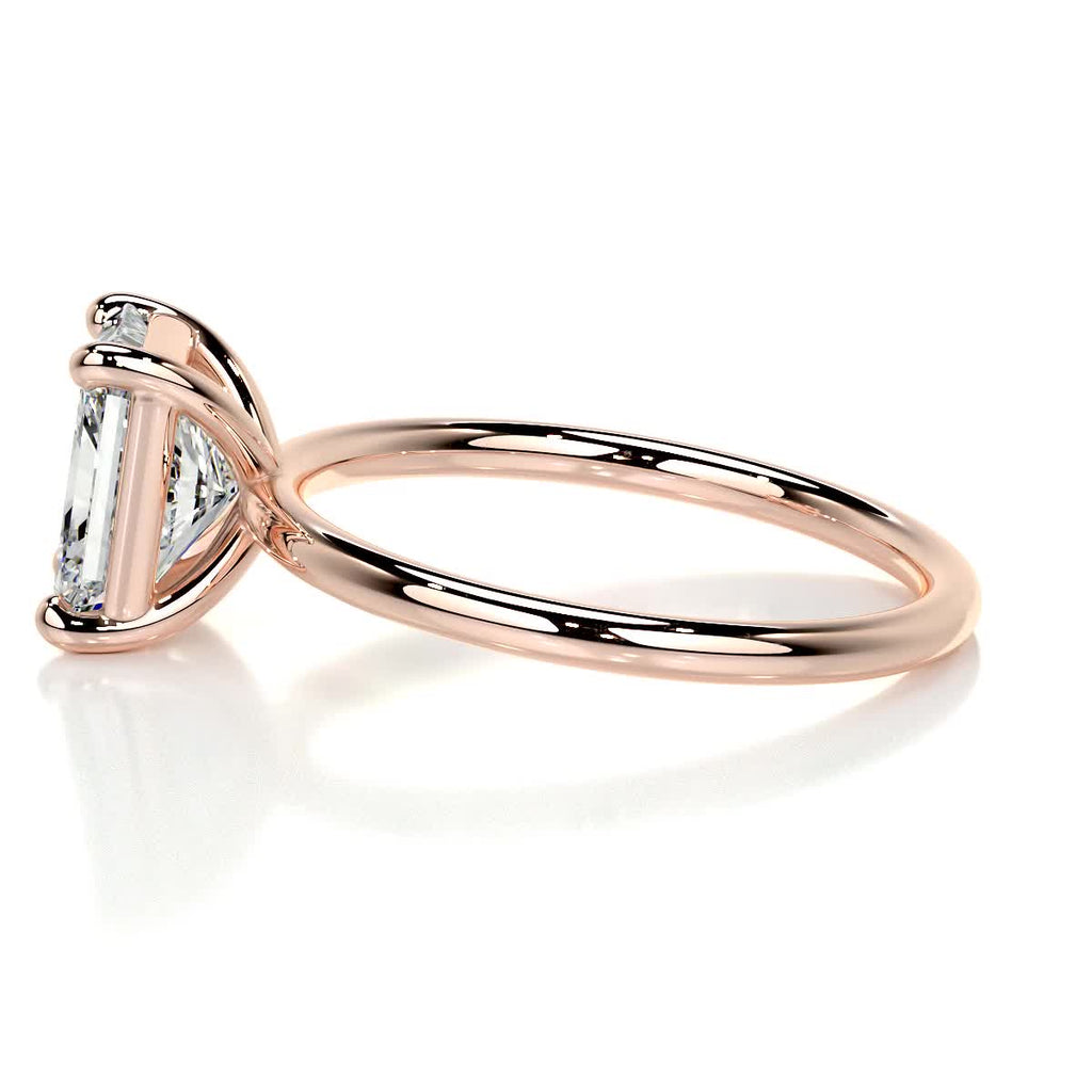 Radiant Solitaire Lab Grown Diamond Engagement Ring