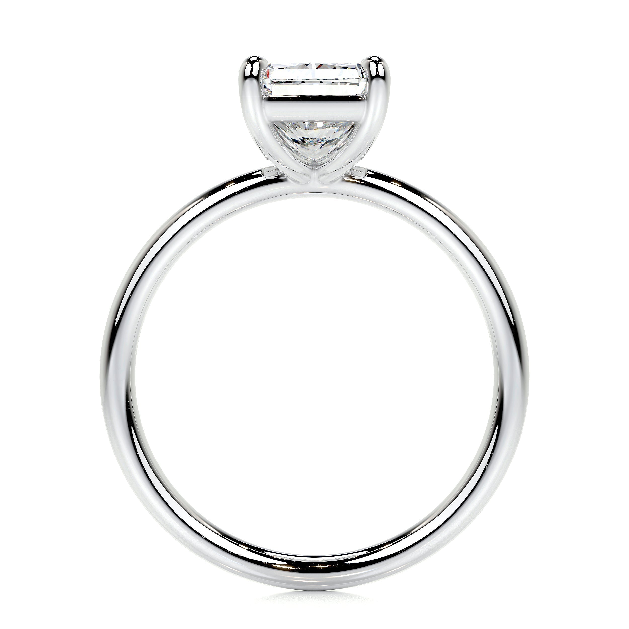 Radiant Solitaire Lab Grown Diamond Engagement Ring