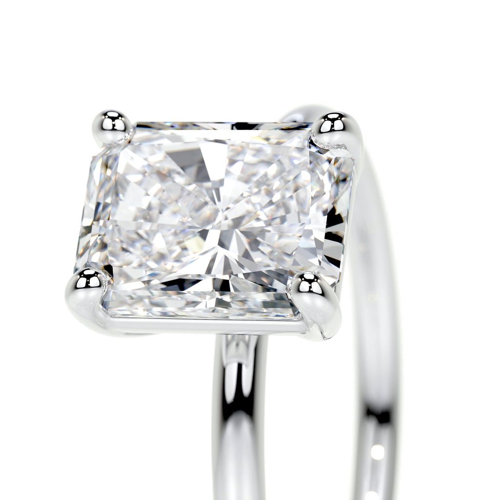 Radiant Solitaire Lab Grown Diamond Engagement Ring