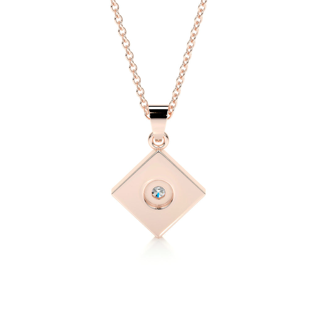 0.25 CT Round Lab Grown Diamond Necklace
