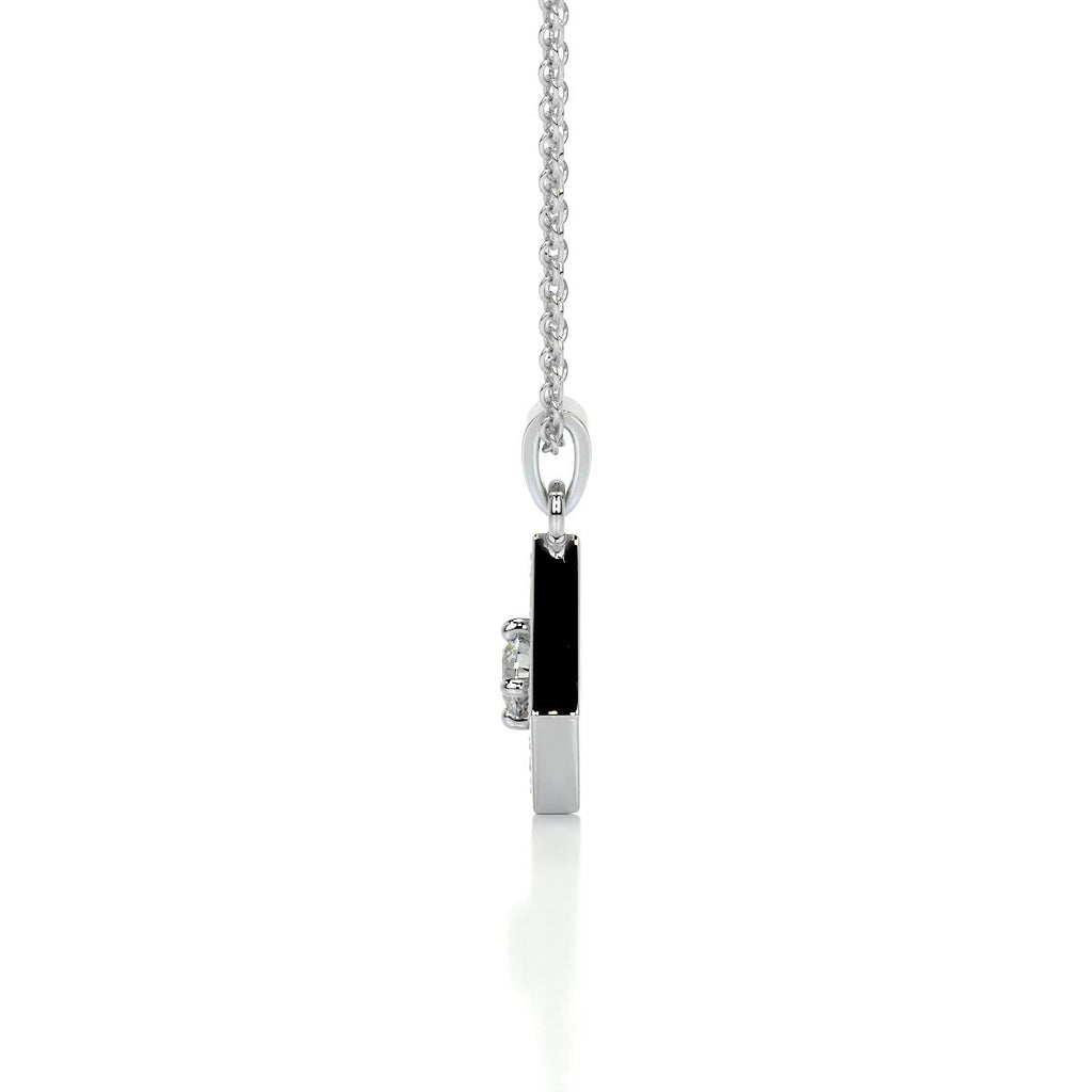 0.25 CT Round Lab Grown Diamond Necklace