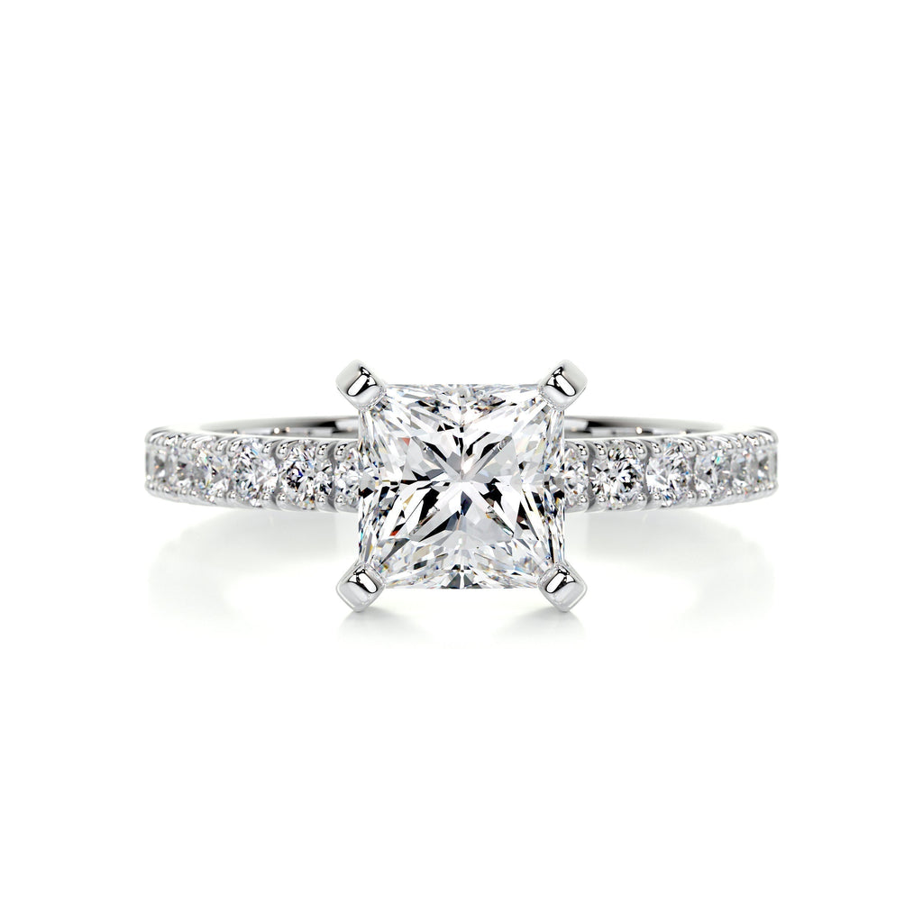 Princess Pave Lab Grown Diamond Engagement Ring
