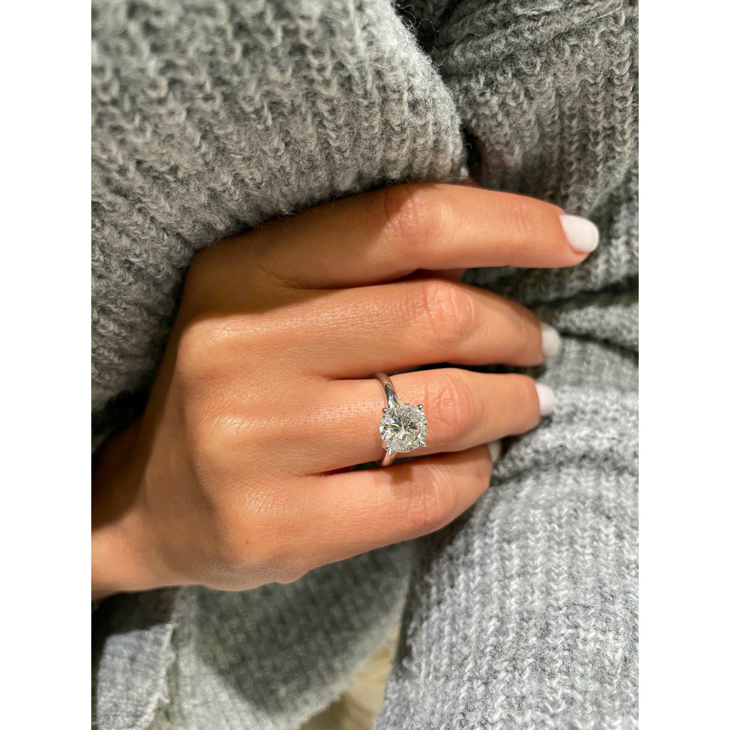 Princess Solitaire Lab Grown Diamond Engagement Ring