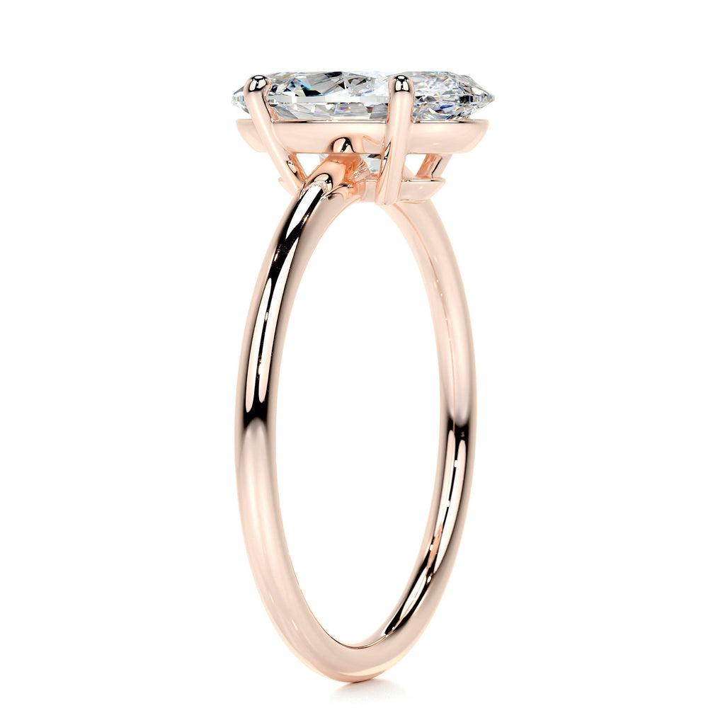 Oval Solitaire Lab Grown Diamond Engagement Ring