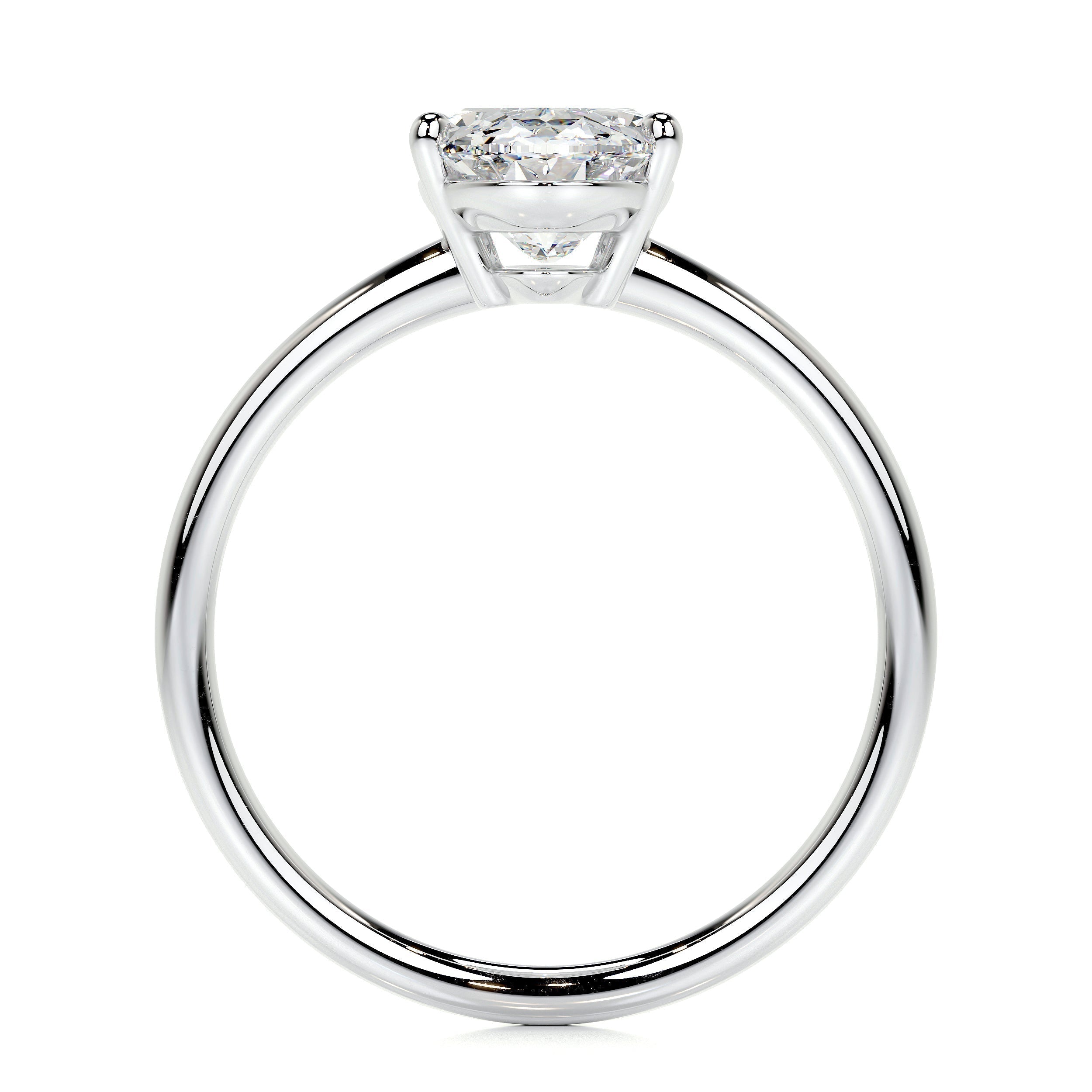 Oval Solitaire Lab Grown Diamond Engagement Ring