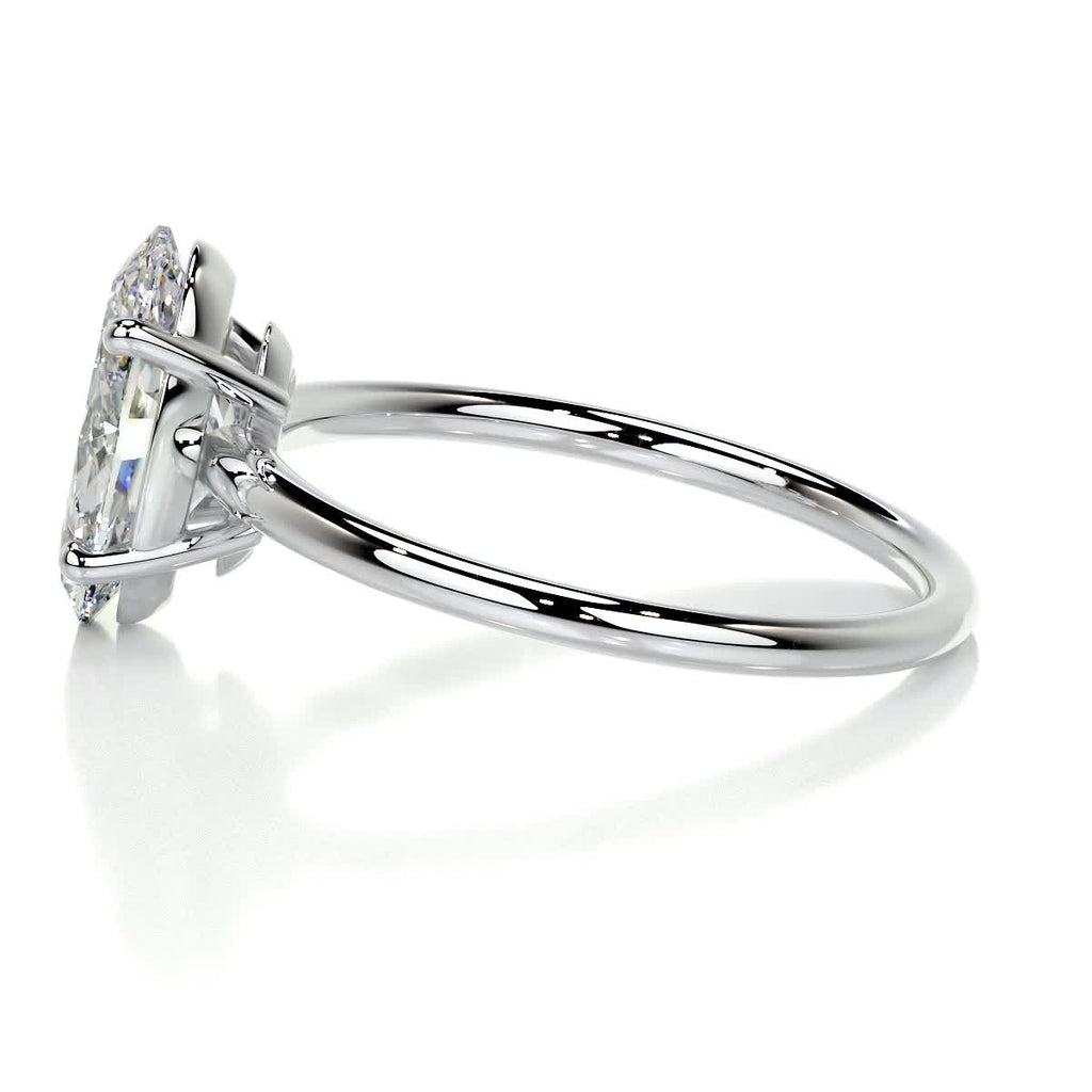Oval Solitaire Lab Grown Diamond Engagement Ring