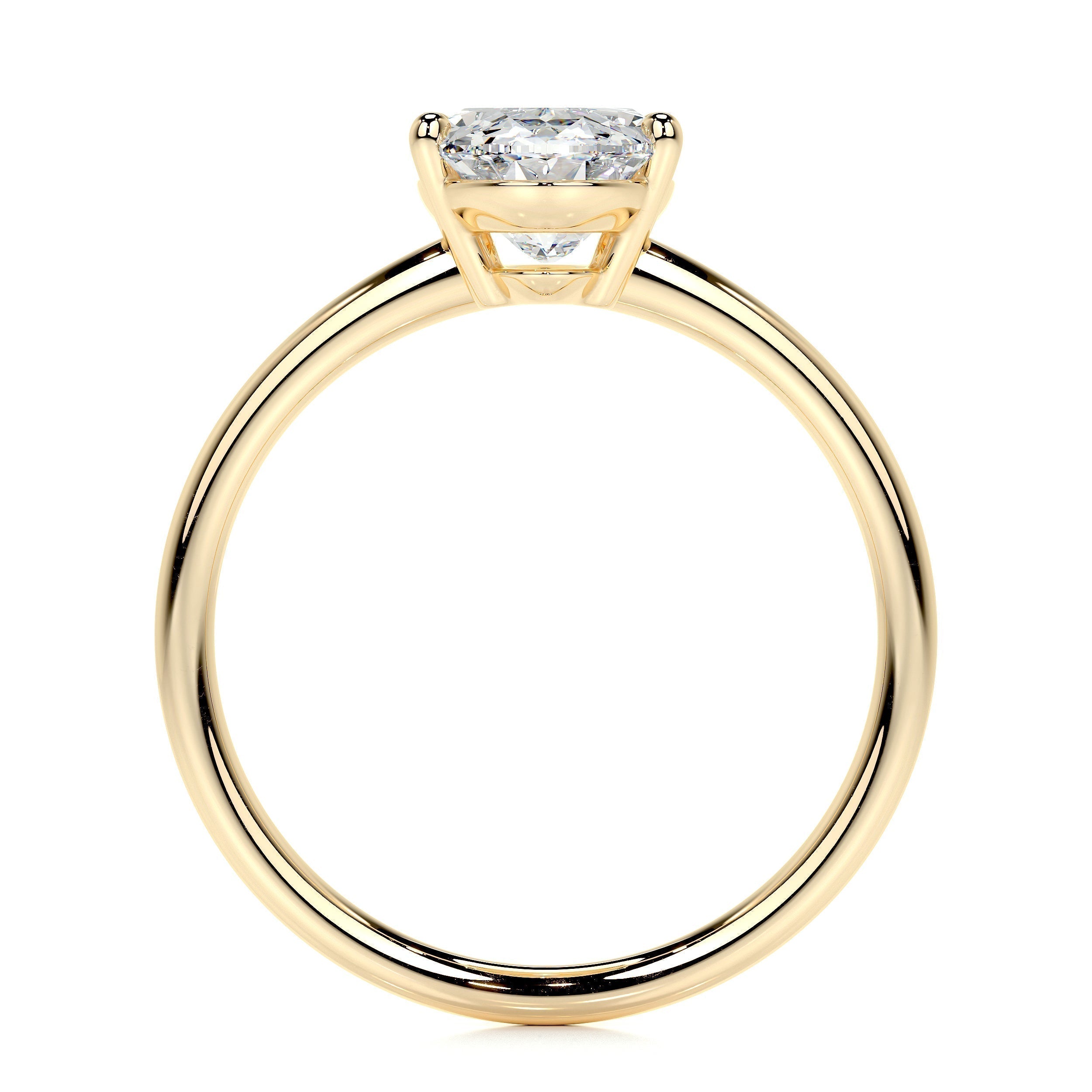Oval Solitaire Lab Grown Diamond Engagement Ring
