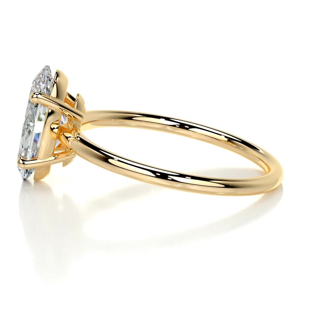 Oval Solitaire Lab Grown Diamond Engagement Ring