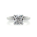 Cushion Solitaire Lab Grown Diamond Engagement Ring