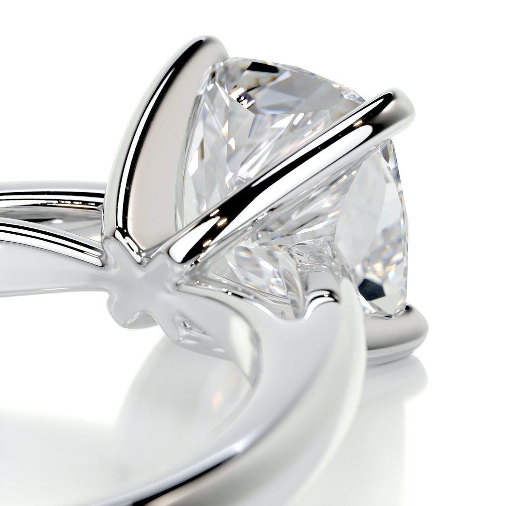 Cushion Solitaire Lab Grown Diamond Engagement Ring