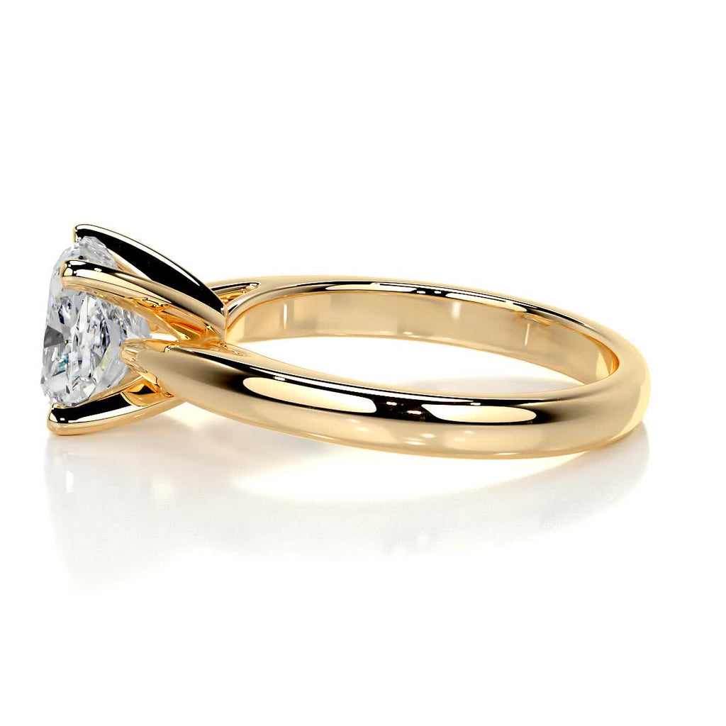 Cushion Solitaire Lab Grown Diamond Engagement Ring