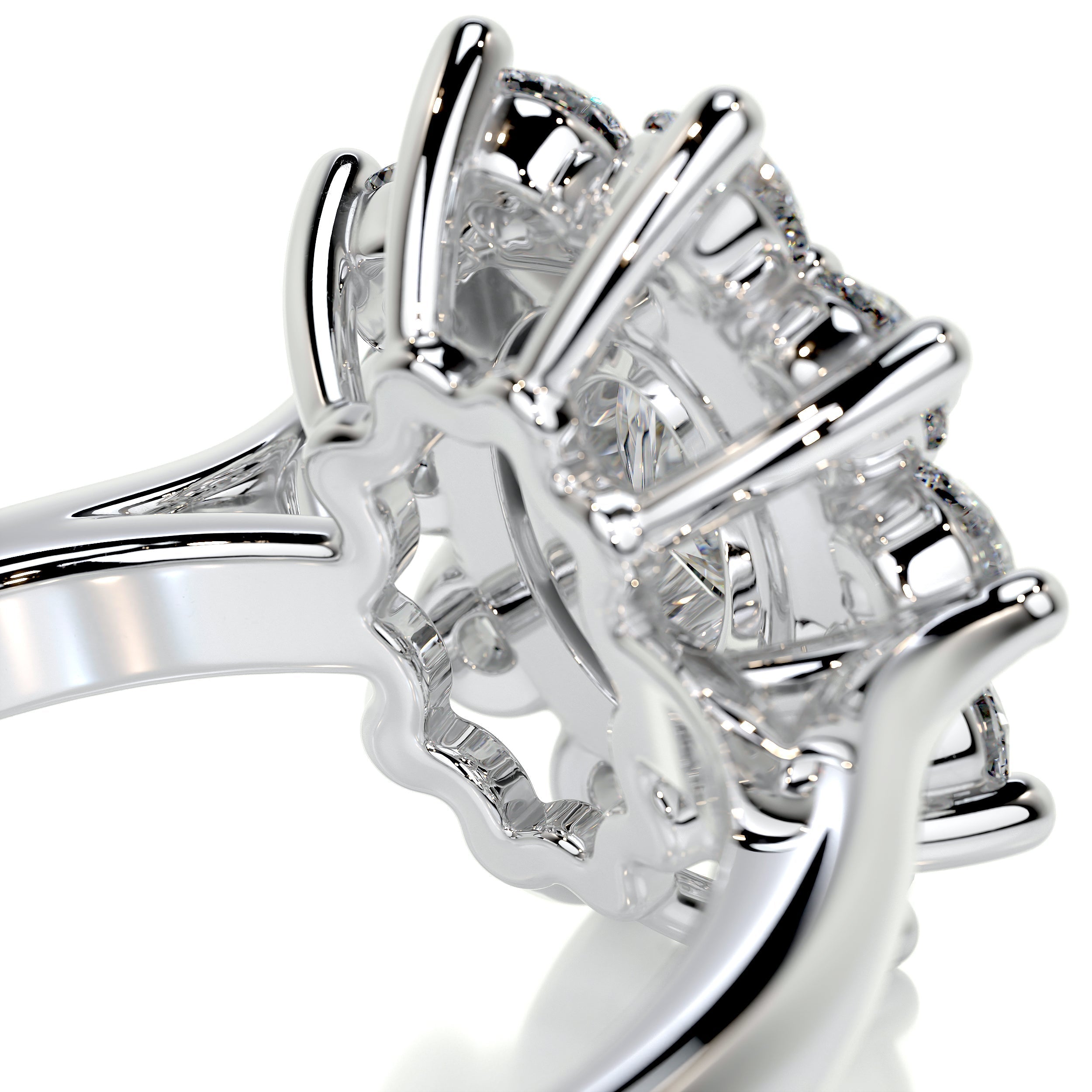 Oval Halo Lab Grown Diamond Engagement Ring