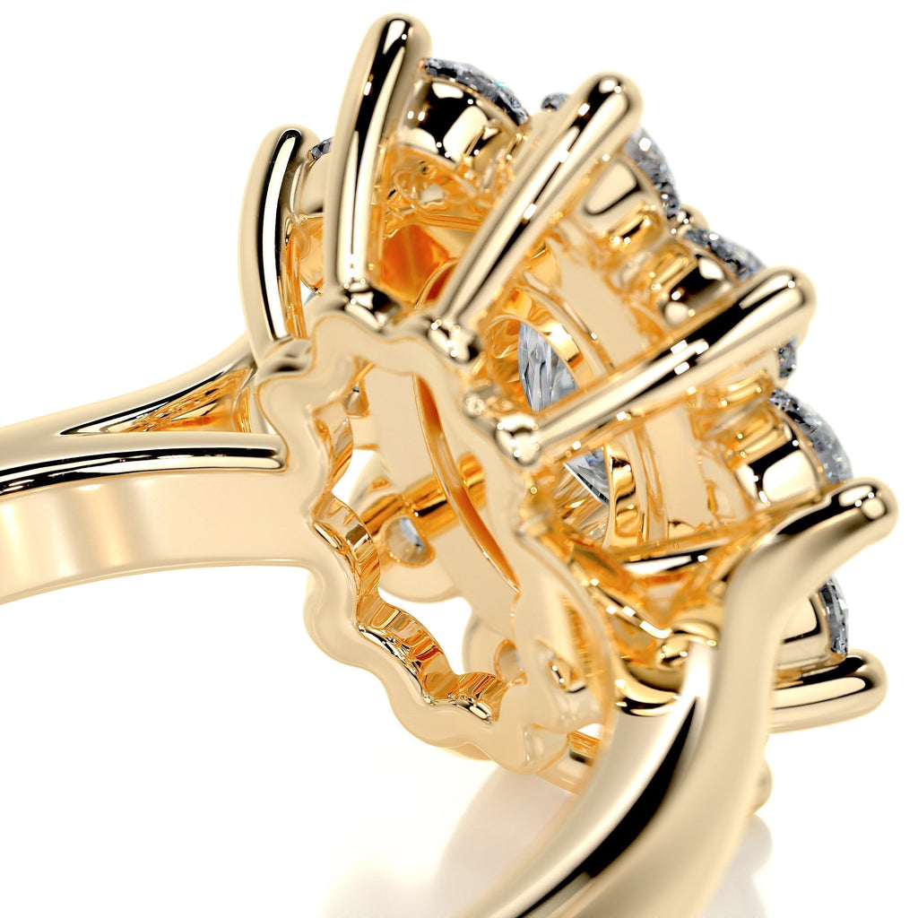 Oval Halo Lab Grown Diamond Engagement Ring