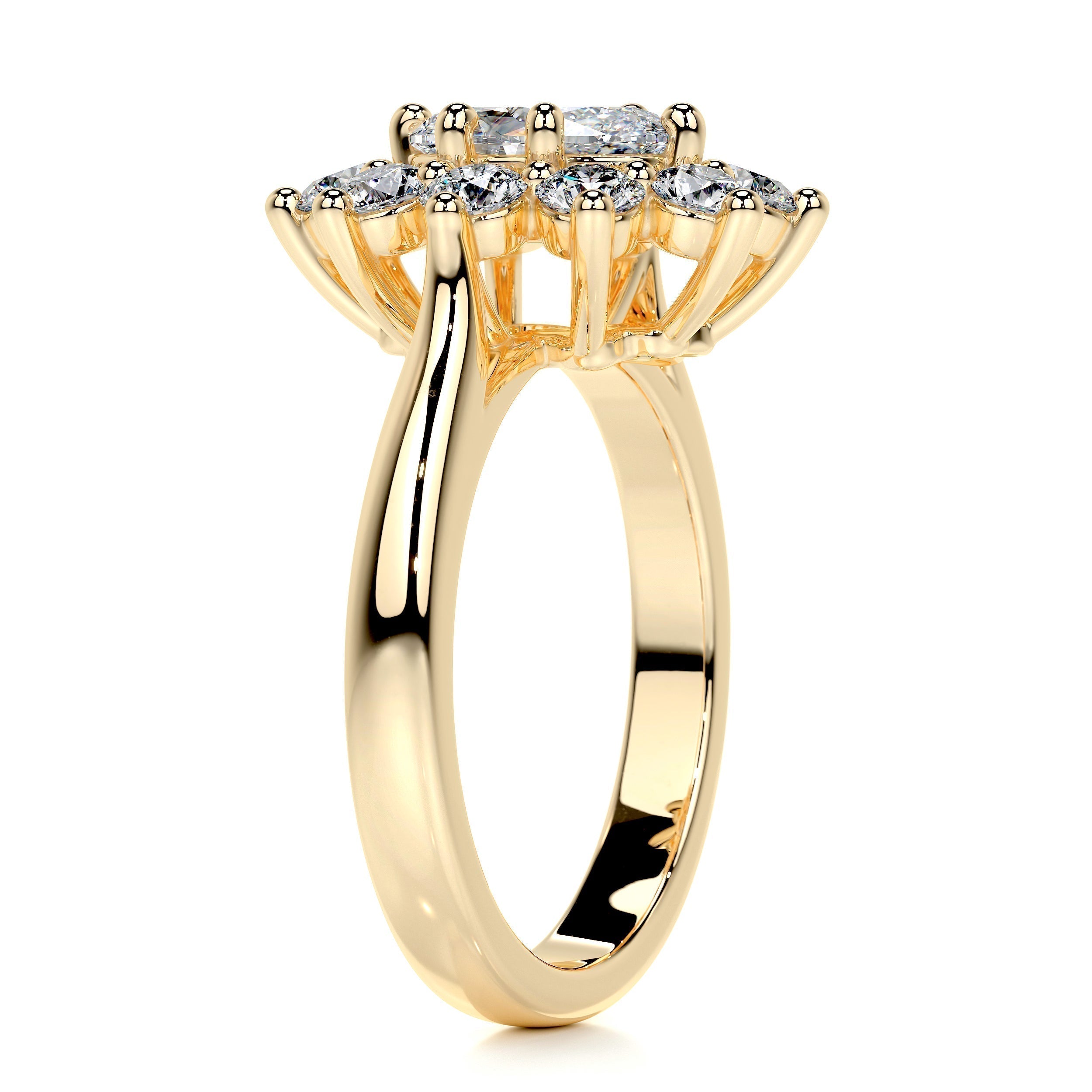 Oval Halo Lab Grown Diamond Engagement Ring