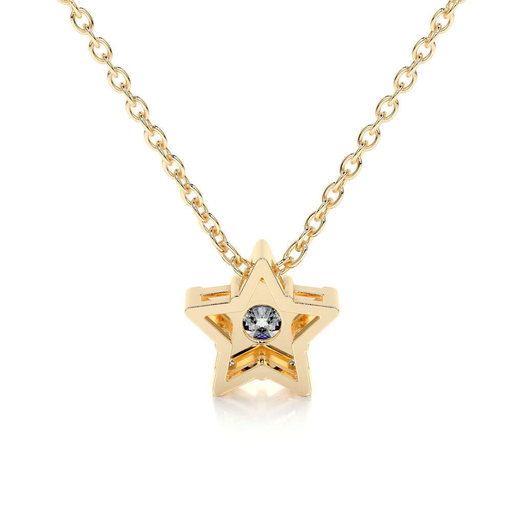 0.25 CT Round Lab Grown Diamond Necklace