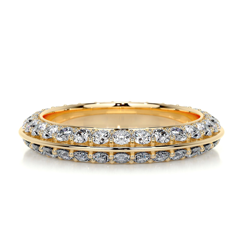 0.5 CT Round Full Eternity Lab Grown Diamond Wedding Band