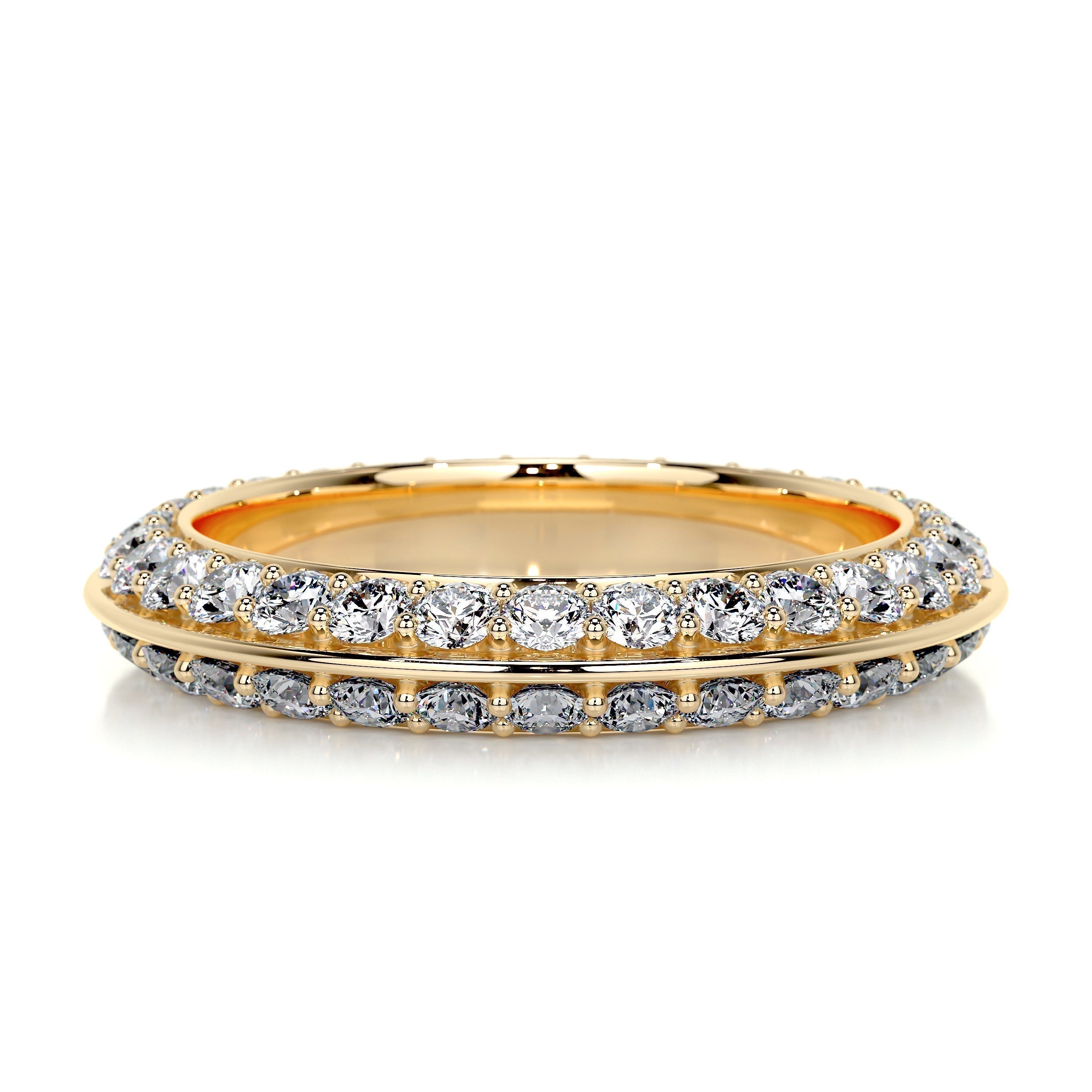 0.5 CT Round Full Eternity Lab Grown Diamond Wedding Band