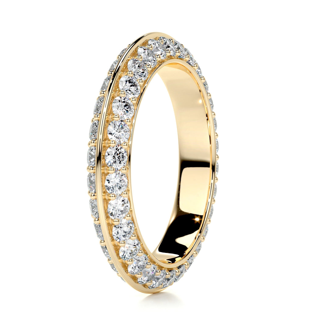 0.5 CT Round Full Eternity Lab Grown Diamond Wedding Band