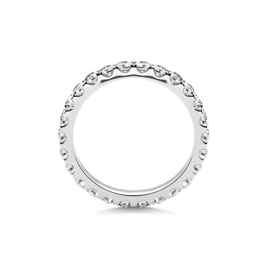 1.15 CT Round Full Eternity Lab Grown Diamond Wedding Band