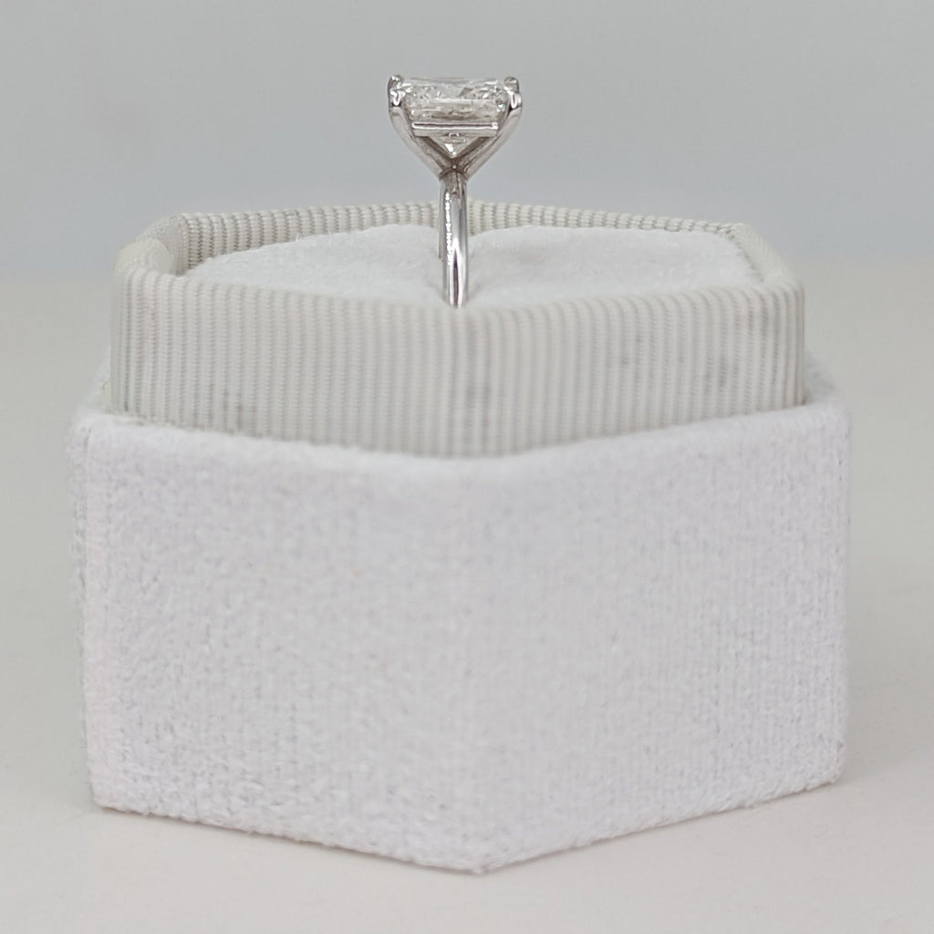 Cushion Solitaire Lab Grown Diamond Engagement Ring