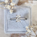 Radiant Pave Lab Grown Diamond Engagement Ring