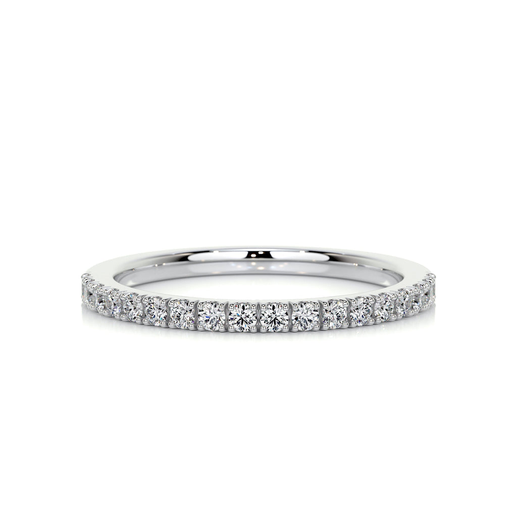 0.3 CT Round Half Eternity Lab Grown Diamond Wedding Band