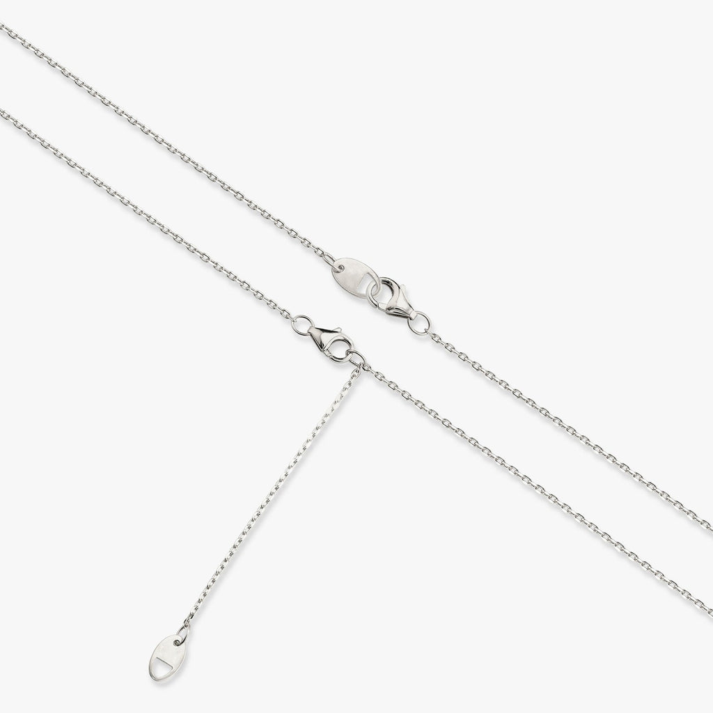 1.0 TCW Emerald Lab Grown Diamond Necklace