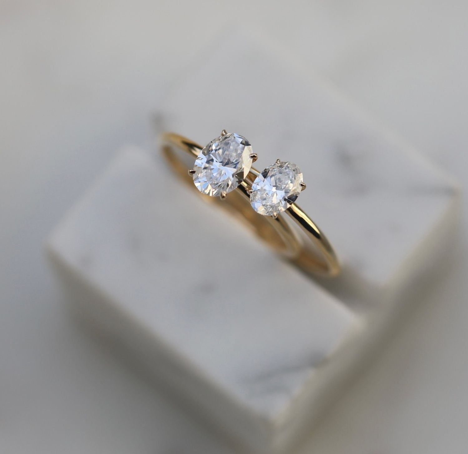 Oval Solitaire Lab Grown Diamond Engagement Ring