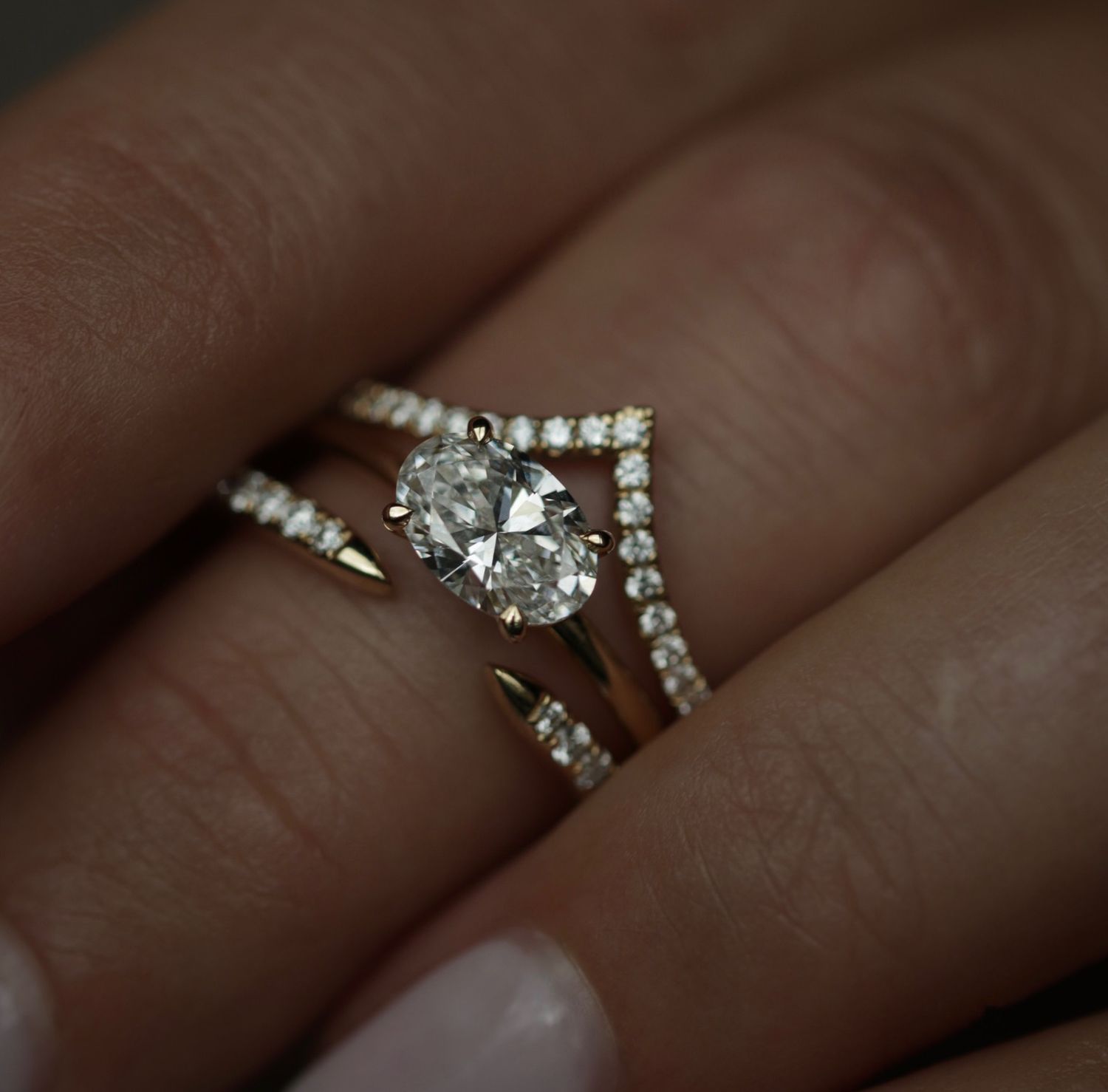 Oval Solitaire Lab Grown Diamond Engagement Ring
