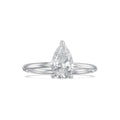 Pear Solitaire Lab Grown  Diamond Engagement Ring