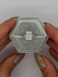 Radiant Solitaire Lab Grown Diamond Engagement Ring
