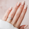 2.0 CT Cushion Twig Style Moissanite Engagement Ring 5